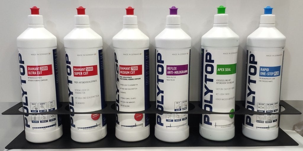 Polytop 6 Gözlü Pasta ve Cila Duvar Standı