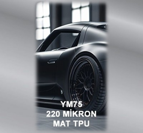 TUNI YM75 Mat / TPU Ppf  Kaplama 190 micron