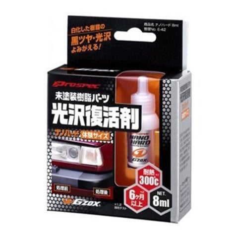 Soft99 Nano Hard Plastic Coat 8 ml / Sert Plastik Yenileme ve Koruma