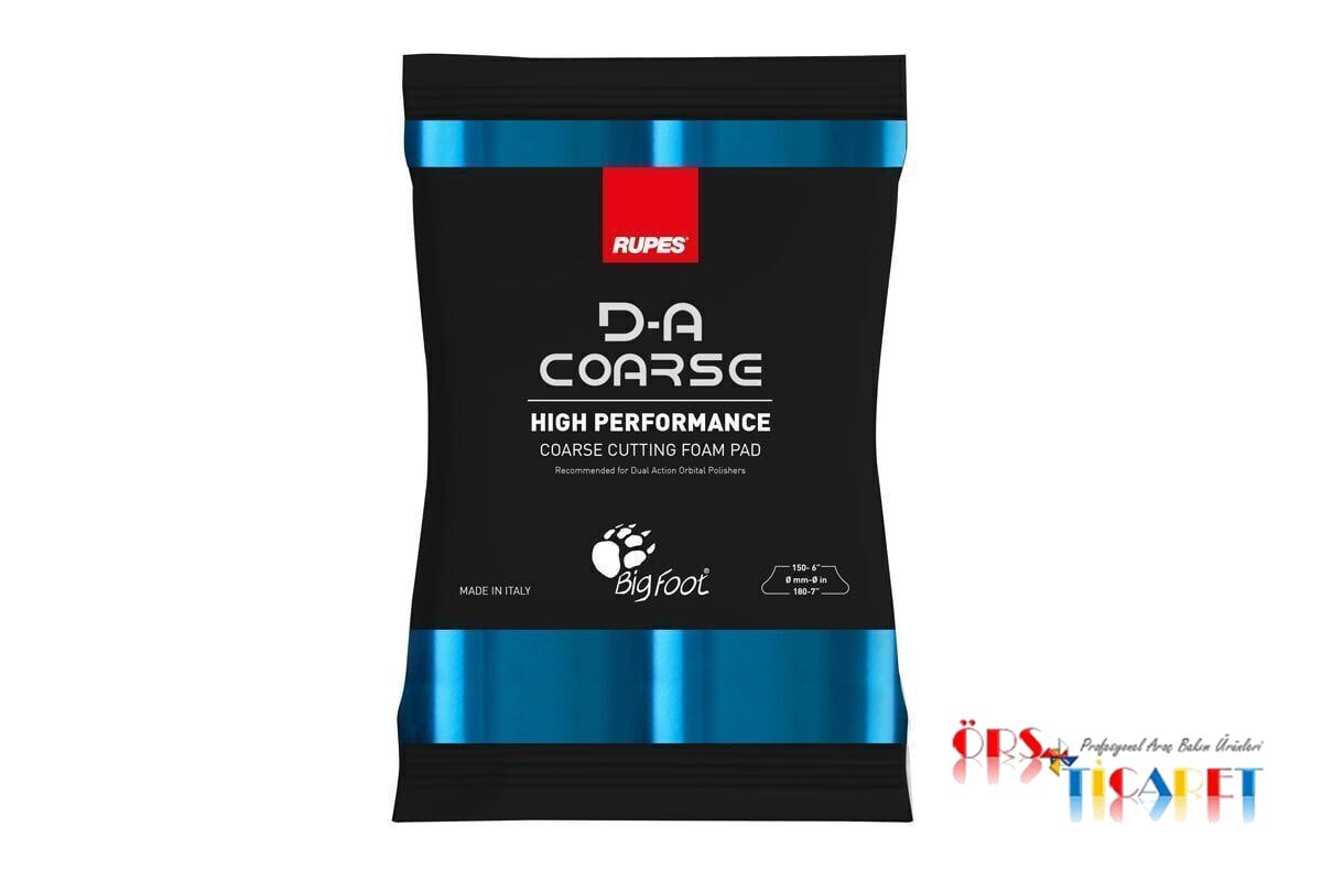 Rupes Da Coarse Agresif Pasta Süngeri Mavi 50/70 mm