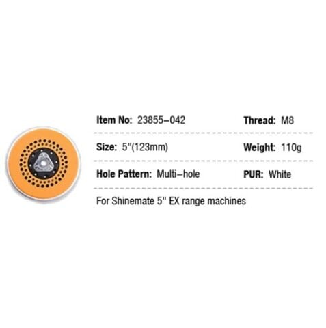 Shine Mate 23854S-02 Orbital Makine Tabanı 125mm